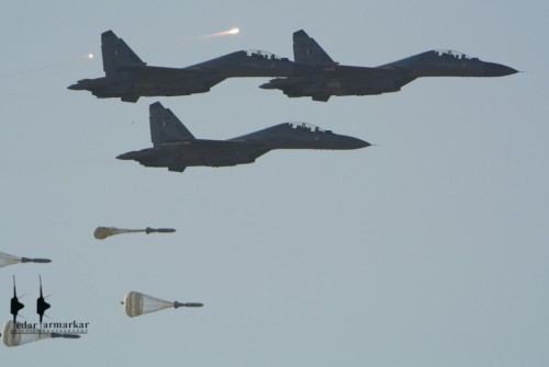 Không quân Ấn Độ tiến hành diễn tập